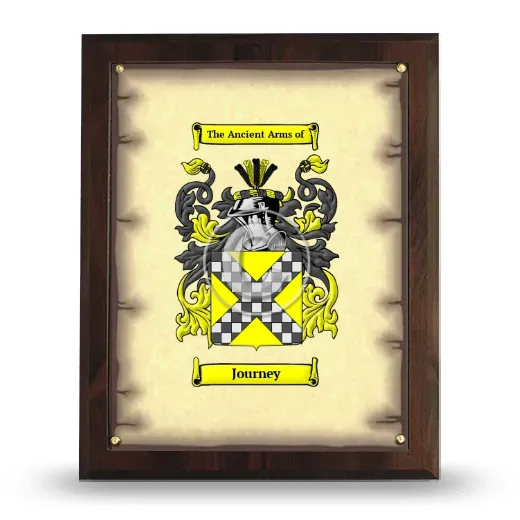 Journey Coat of Arms Plaque