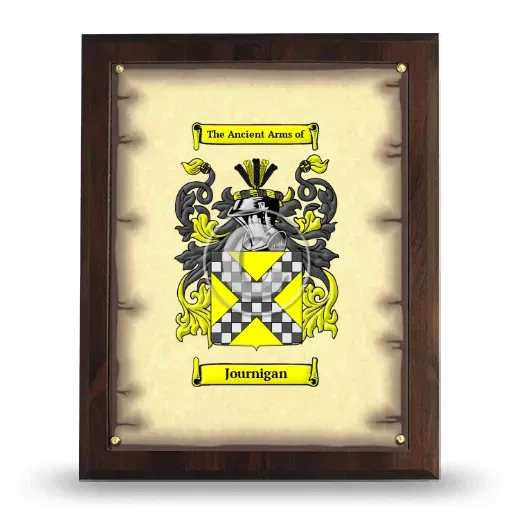 Journigan Coat of Arms Plaque