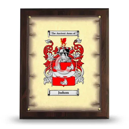Judson Coat of Arms Plaque