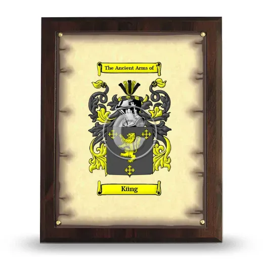 Küng Coat of Arms Plaque