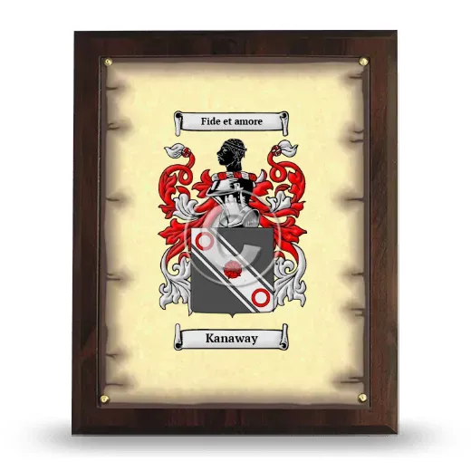 Kanaway Coat of Arms Plaque