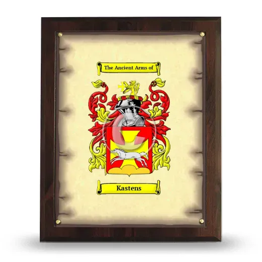 Kastens Coat of Arms Plaque