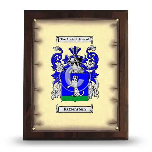 Katzenstein Coat of Arms Plaque