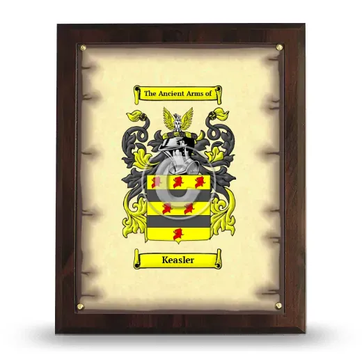 Keasler Coat of Arms Plaque