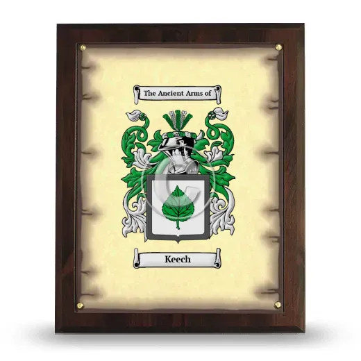Keech Coat of Arms Plaque
