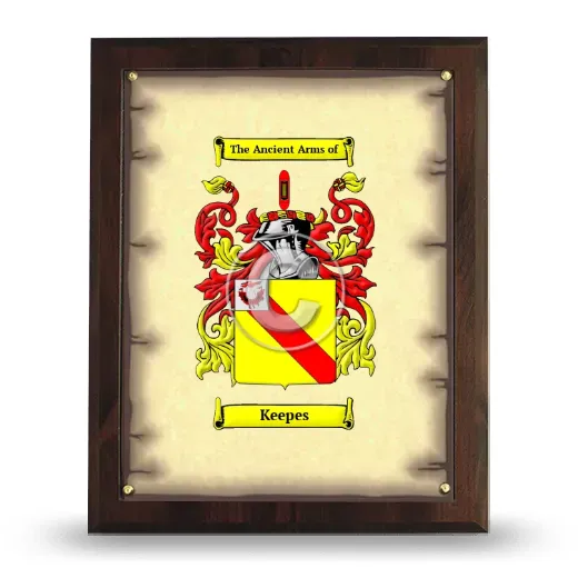 Keepes Coat of Arms Plaque