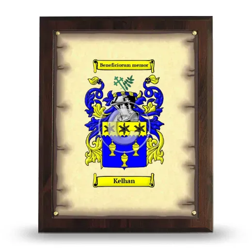 Kelhan Coat of Arms Plaque