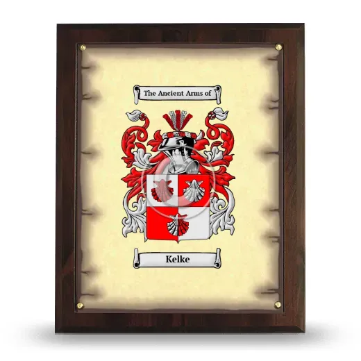 Kelke Coat of Arms Plaque