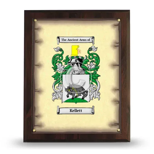 Kellett Coat of Arms Plaque
