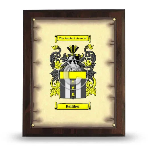Kelliher Coat of Arms Plaque