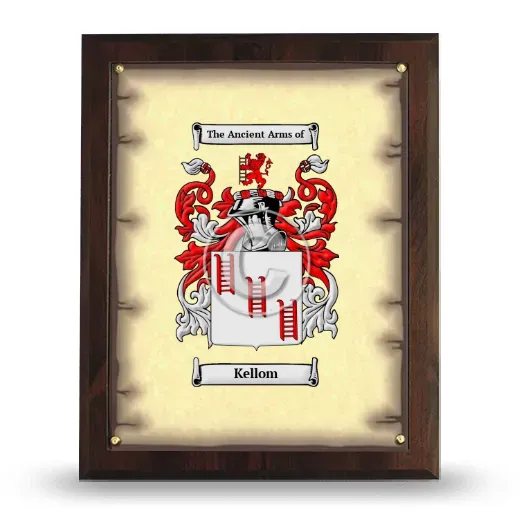 Kellom Coat of Arms Plaque