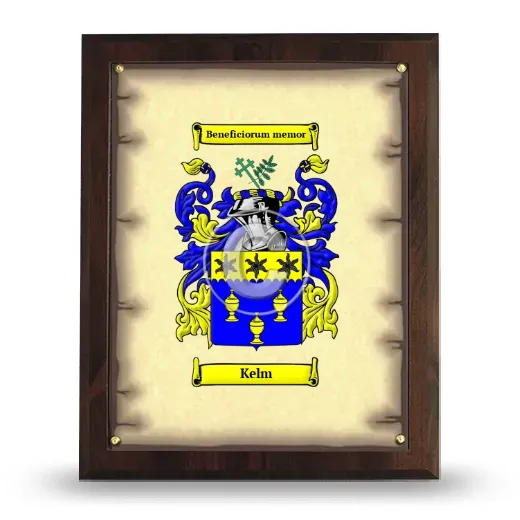 Kelm Coat of Arms Plaque