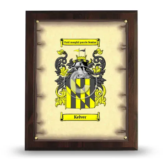 Kelver Coat of Arms Plaque