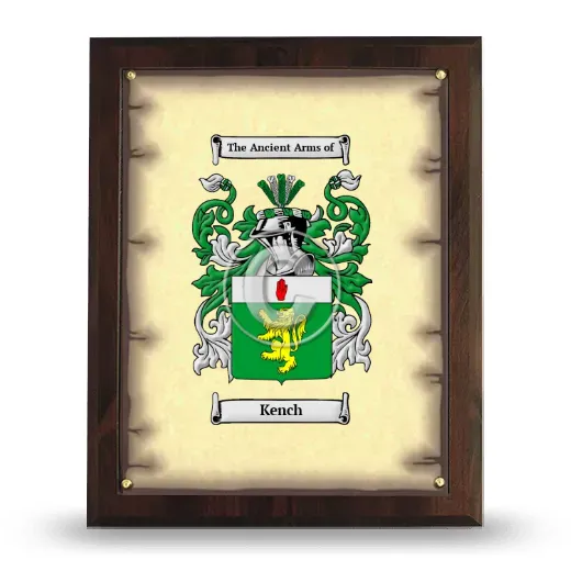 Kench Coat of Arms Plaque