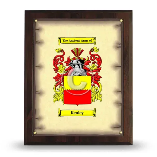 Kenley Coat of Arms Plaque