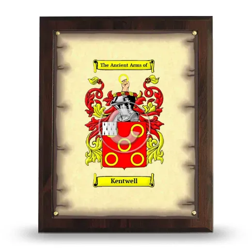 Kentwell Coat of Arms Plaque