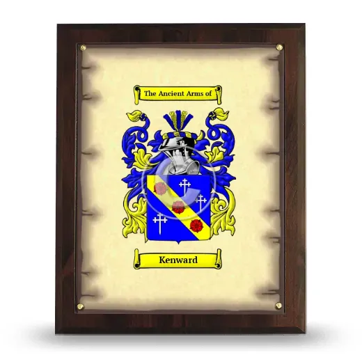 Kenward Coat of Arms Plaque