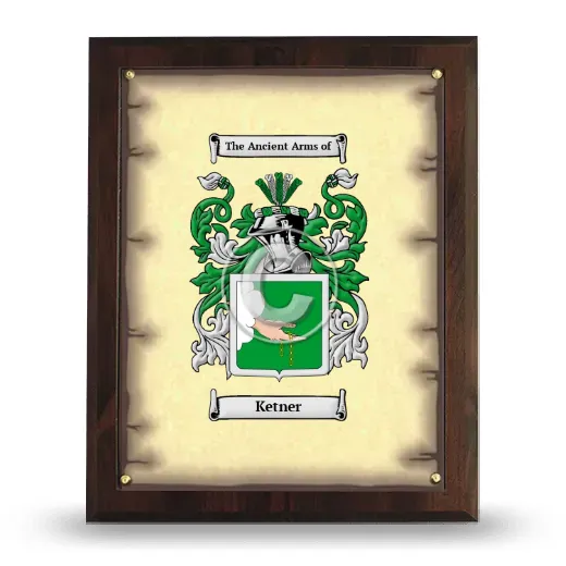 Ketner Coat of Arms Plaque