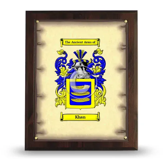 Khan Coat of Arms Plaque