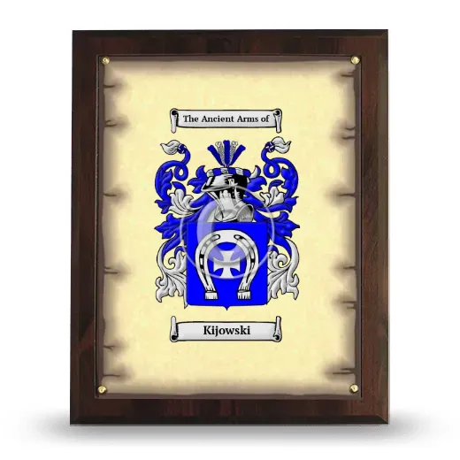 Kijowski Coat of Arms Plaque