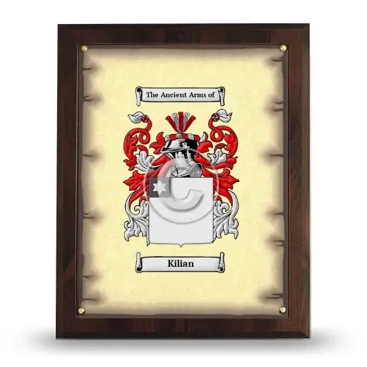 Kilian Coat of Arms Plaque