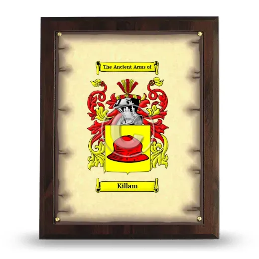 Killam Coat of Arms Plaque