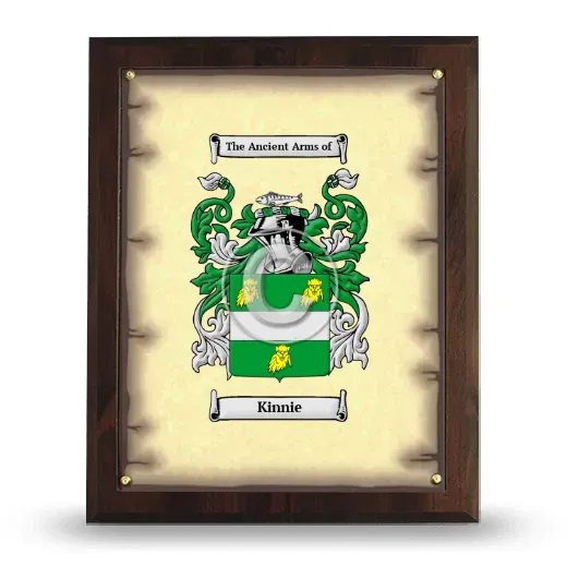 Kinnie Coat of Arms Plaque