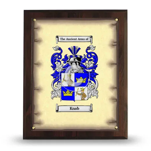 Knab Coat of Arms Plaque