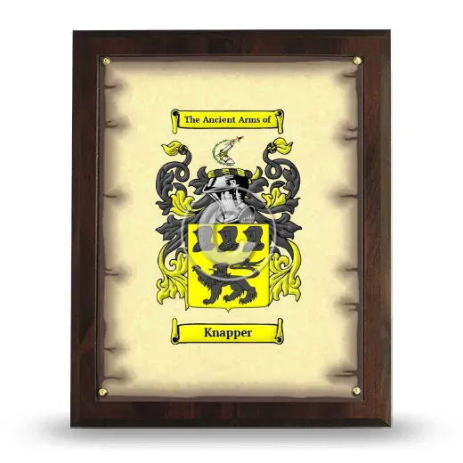 Knapper Coat of Arms Plaque