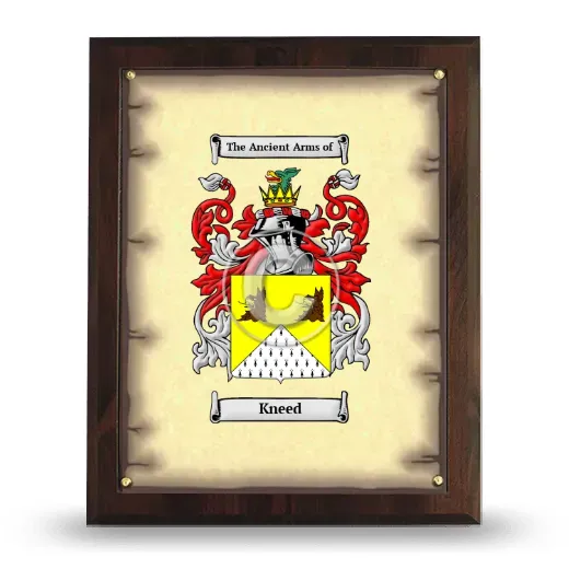 Kneed Coat of Arms Plaque