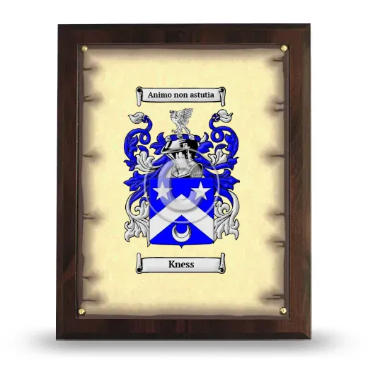 Kness Coat of Arms Plaque