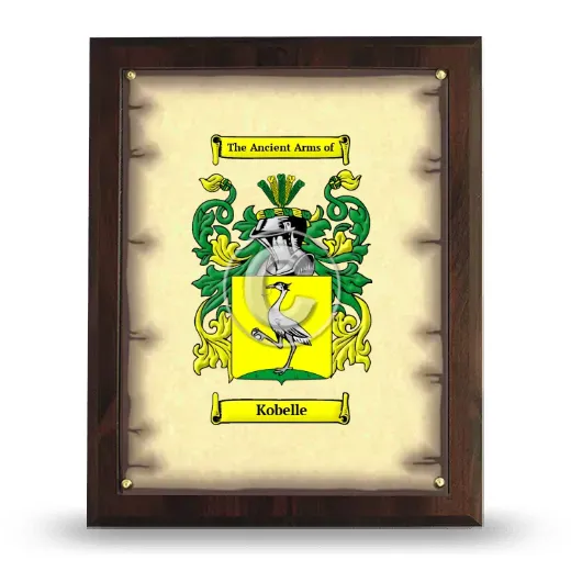 Kobelle Coat of Arms Plaque