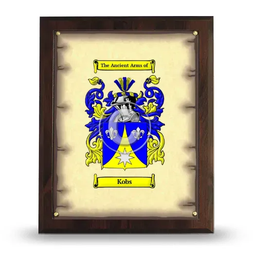 Kobs Coat of Arms Plaque