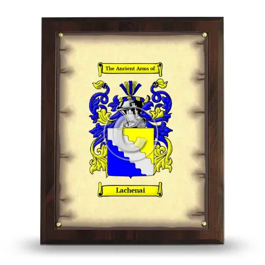 Lachenai Coat of Arms Plaque