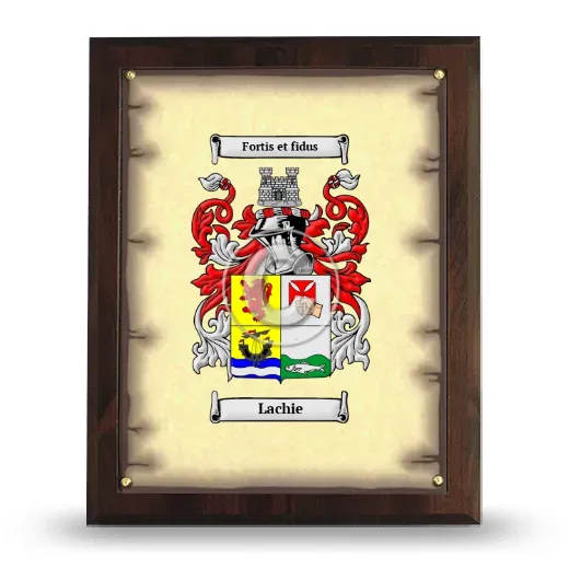 Lachie Coat of Arms Plaque