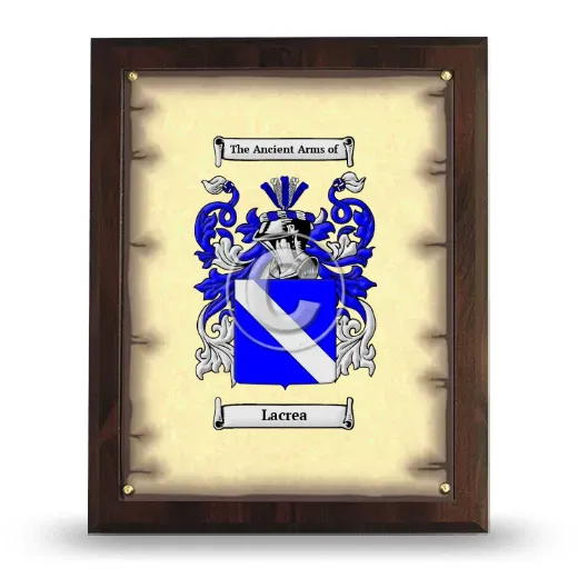 Lacrea Coat of Arms Plaque