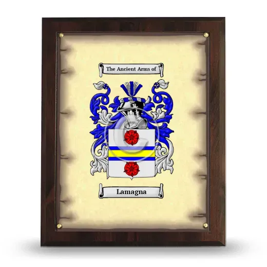 Lamagna Coat of Arms Plaque