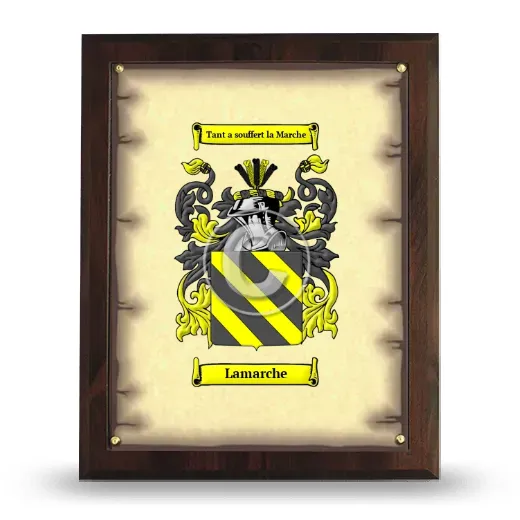 Lamarche Coat of Arms Plaque