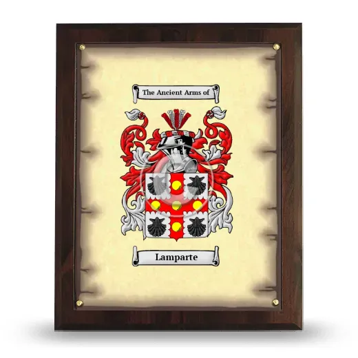 Lamparte Coat of Arms Plaque