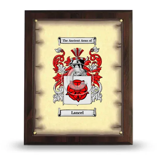 Lancel Coat of Arms Plaque
