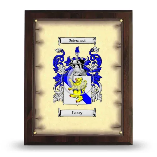 Lasty Coat of Arms Plaque