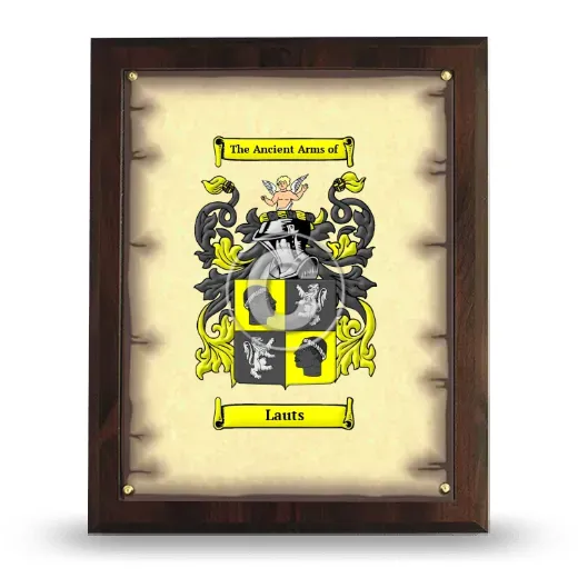 Lauts Coat of Arms Plaque