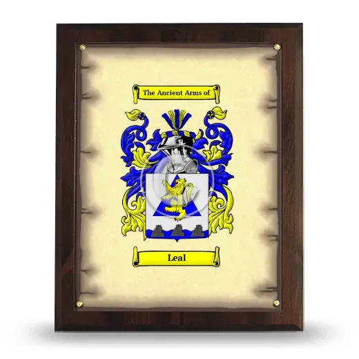 Leal Coat of Arms Plaque