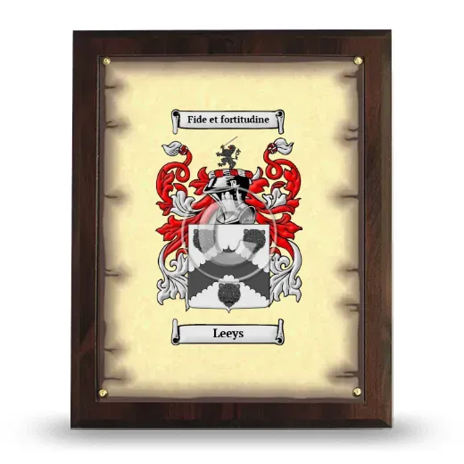 Leeys Coat of Arms Plaque
