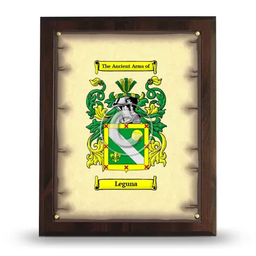 Leguna Coat of Arms Plaque