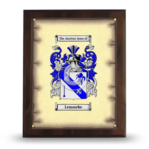 Lemmeke Coat of Arms Plaque
