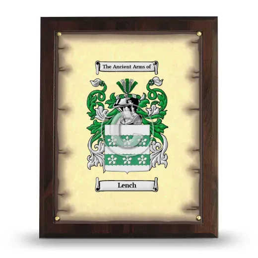 Lench Coat of Arms Plaque