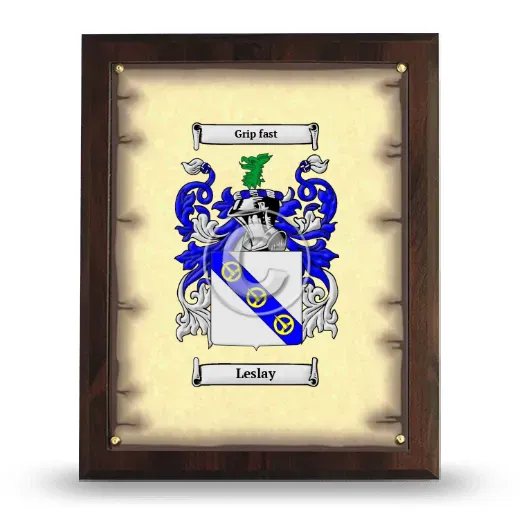 Leslay Coat of Arms Plaque