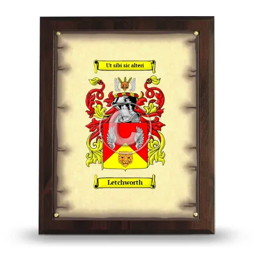 Letchworth Coat of Arms Plaque