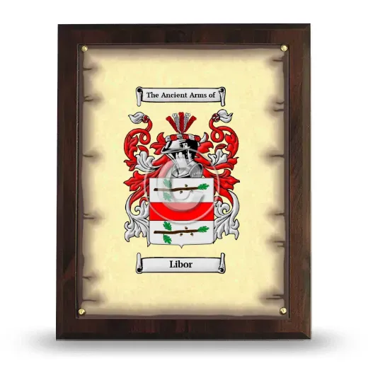 Libor Coat of Arms Plaque